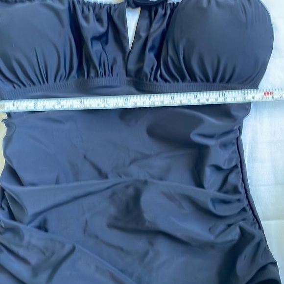 2/$10 NWOT One Piece Women's Tie front Bathing Suit Size Small - Picture 9 of 9